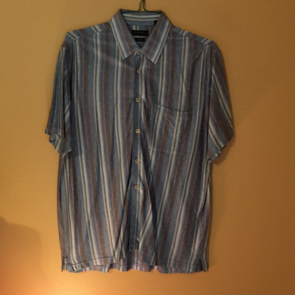 Cotton Reel striped dress shirt